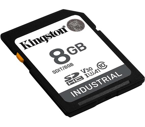 Kingston 8GB SDHC Industrial -40C to 85C C10 UHS-I U3 V30 A1 pSLC (SDIT/8GB)