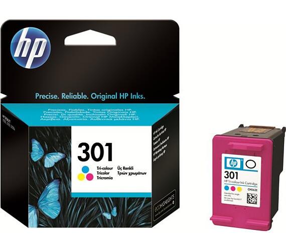 HP Ink Cartridge 301/Color/165 stran (CH562EE#BA3)
