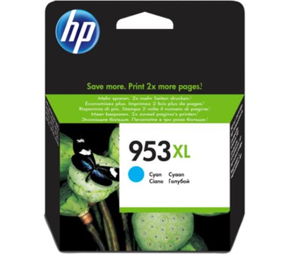 HP F6U16AE 953XL High Yield Cyan Original Ink Cartridge (F6U16AE#BGY) + DOPRAVA ZDARMA