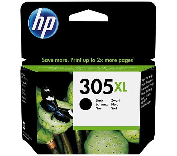 HP Ink Cartridge 305XL/High Yield Black/240 stran (3YM62AE#UUQ)