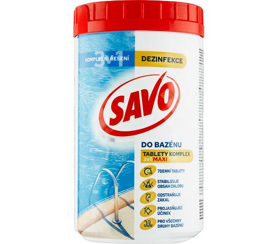 Savo bazén Maxi Komplex 3v1 chlorové tablety dezinfekce vody