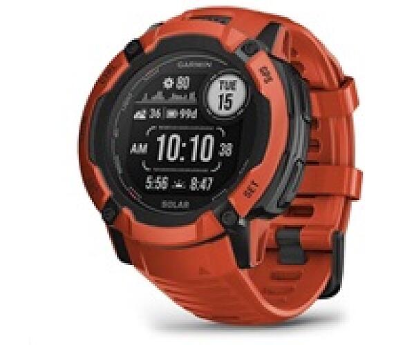 Garmin GPS sportovní hodinky Instinct 2 2X Solar (Red) (010-02805-01) + DOPRAVA ZDARMA