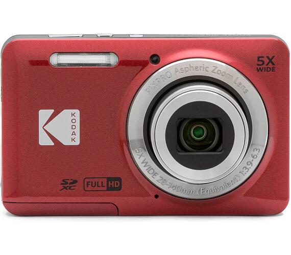 Kodak Friendly Zoom FZ55 Red + DOPRAVA ZDARMA