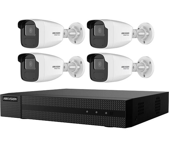 HiWatch 4K KIT bullet/ 8Mpix/ 1x NVR HWN-4108MH-8P(D)/ 4x IP kamera HWI-B480H(C)/ POE+/ HDMI/ VGA/ LAN (HWN-4108MH-8P(D)HWI-B480H(C))