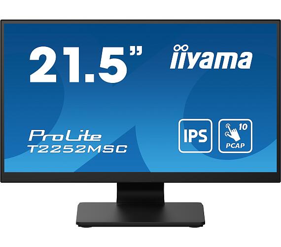 IIYAMA 22" LCD iiyama T2252MSC-B2: IPS,FHD,10P,DP,HDMI