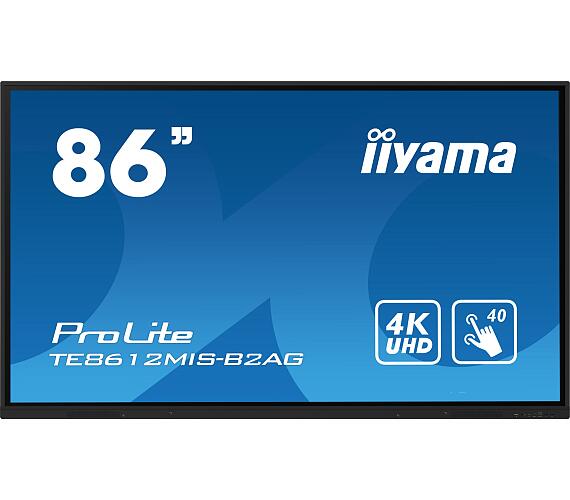 IIYAMA 86" iiyama TE8612MIS-B2AG: VA,4K,USB-C,40P