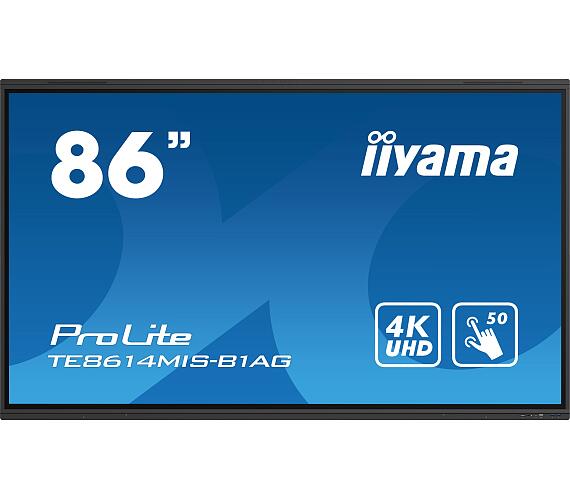 IIYAMA 86" iiyama TE8614MIS-B1AG:VA,4K,50P,USB-C