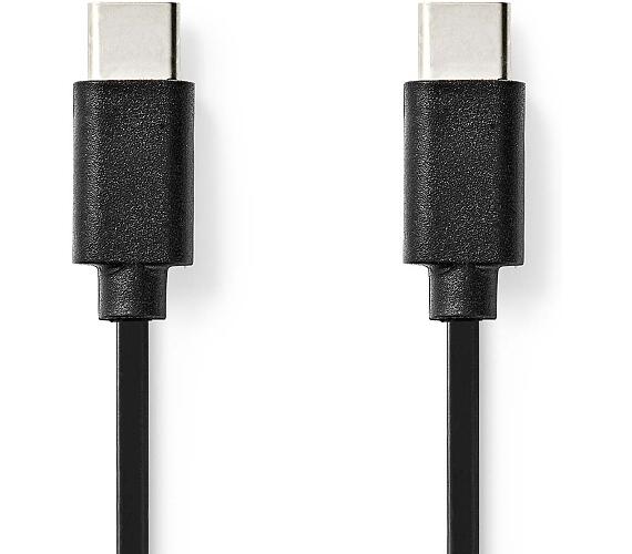 NEDIS kabel USB 2.0/ zástrčka USB-C - zástrčka USB-C/ černý/ bulk/ 1m (CCGL60700BK10)