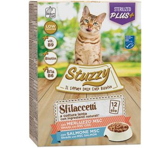 Stuzzy Cat kapsa Adult Sterilised rybí 12x85g