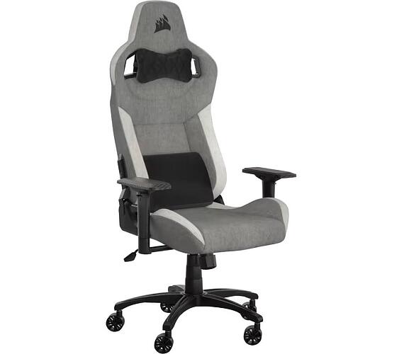 Corsair CORSAIR gaming chair T3 Rush grey/white (CF-9010058-WW) + DOPRAVA ZDARMA
