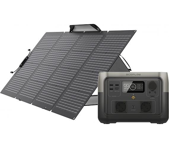 ECOFLOW RIVER 2 Max EU + solární panel 220W + DOPRAVA ZDARMA