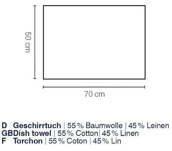 KELA Utrka Puro 55% bavlna/45% len ed 70,0x50,0cm KL-12805