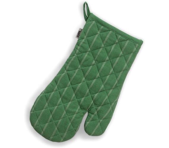 Kela Chňapka rukavice do trouby Cora 100% bavlna světle zelené/zelené pruhy 31,0x18,0cm KL-12818