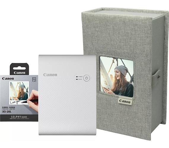 Canon Selphy Square QX10 WH+Case kit