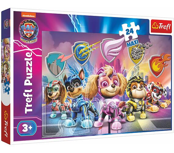 TREFL Puzzle MAXI Mise štěňat Tlapková patrola/Paw patrol 24 dílků v krabici 40x27x6cm