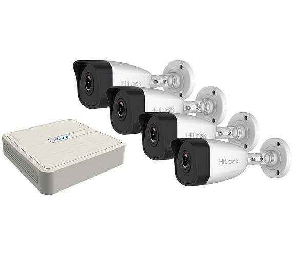 HiLook Powered by HIKVISION/ KIT bullet/ 1x NVR-104H-D/4P(C)/ 4x IP kamera IPC-B140H(C)/ 2TB HDD (NVR-104H-D/4P(C)IPC-B140H(C)/HDDKIT)