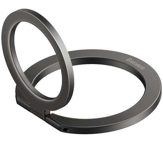 Baseus Halo kovový kroužek šedý