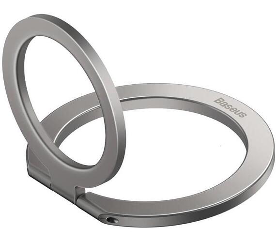 Baseus Halo kovový kroužek stříbrný