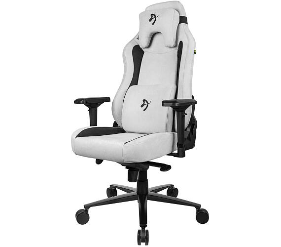 AROZZI herní židle VERNAZZA Supersoft Fabric Light Grey/ světle šedá (VERNAZZA-SPSF-LG)