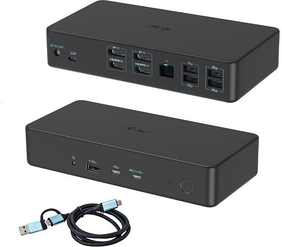 I-TEC i-tec USB 3.0/USB-C/Thunderbolt 3 Professional Dual 4K Display Docking Station Gen2 + DOPRAVA ZDARMA
