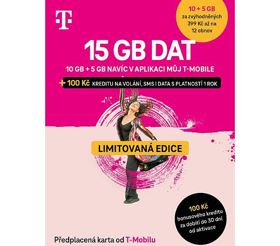 T-Mobile t-mobile Předplacená karta 15GB (700658)