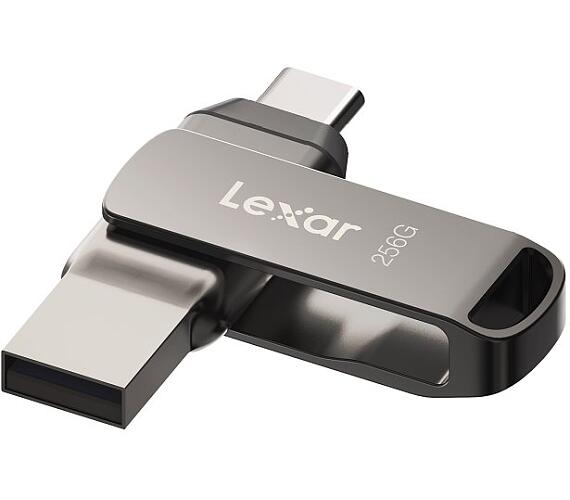 Lexar flash disk 256GB - JumpDrive D400 Dual USB-C & USB-A 3.1 (čtení až 130MB/s) (LJDD400256G-BNQNG)