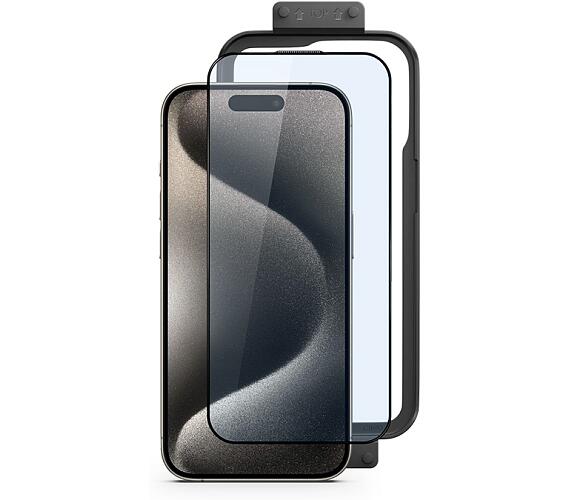 Epico Edge to Edge Glass - 2 pack with installation frame iPhone 15 Plus