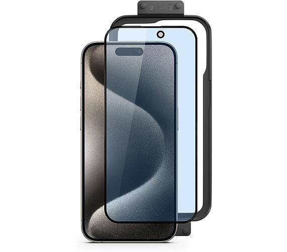 Epico 3D+ Glass Blue Light Protection with installation frame iPhone 15