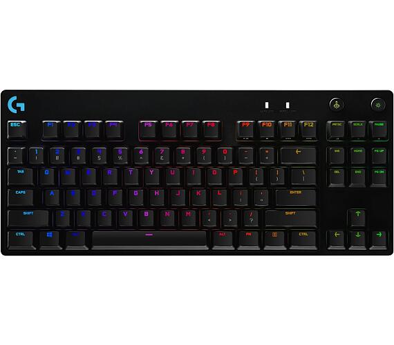 Logitech G PRO X TKL LIGHTSPEED Gaming Keyboard - BLACK - US INT'L - 2.4GHZ/BT - TACTILE (920-012136)