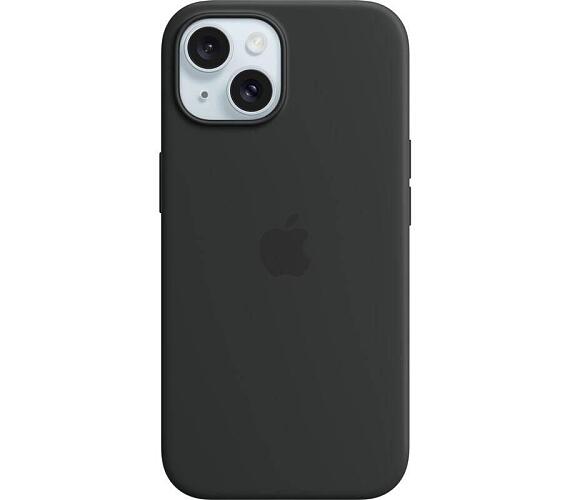 Apple iPhone 15 Silicone Case with MS - Black (MT0J3ZM/A)