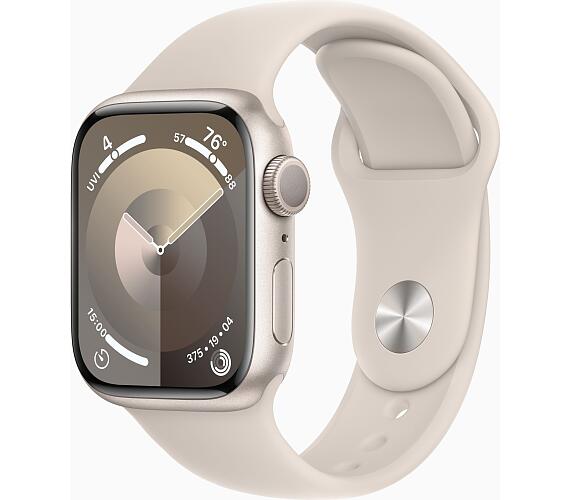 Apple Watch S9 / 41mm / Starlight / Sport Band/Starlight/-S/M (MR8T3QC/A)