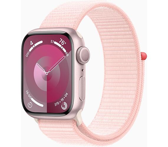 Apple Watch S9/45mm/Pink/Sport Band/Light Pink (MR9J3QC/A)