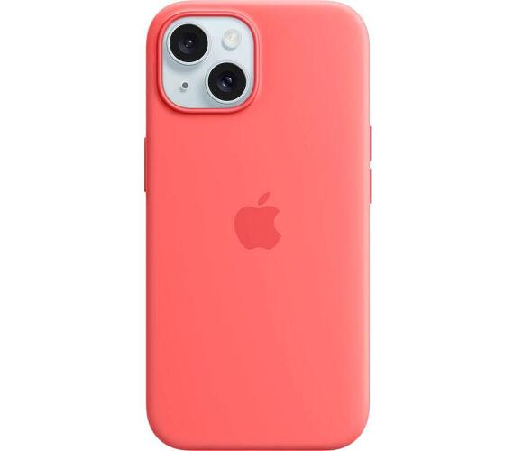 Apple iPhone 15 Silicone Case with MS - Guava (MT0V3ZM/A)