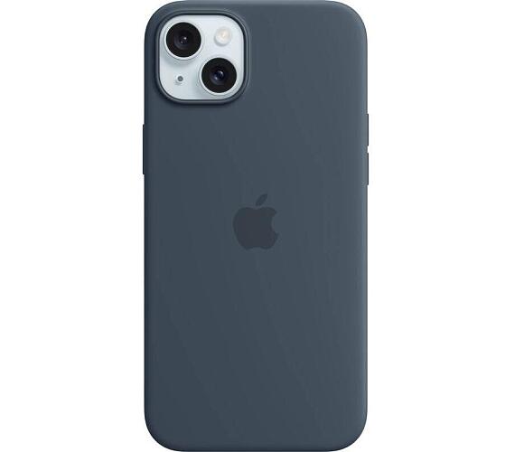 Apple iPhone 15+ Silicone Case with MS - Storm Blue (MT123ZM/A)