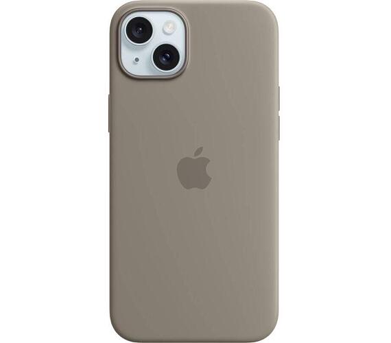 Apple iPhone 15+ Silicone Case with MS - Clay (MT133ZM/A)