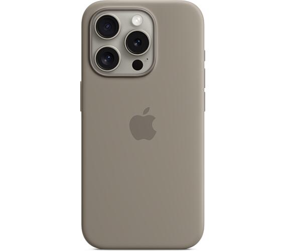 Apple iPhone 15 Pro Silicone Case with MS - Clay (MT1E3ZM/A)