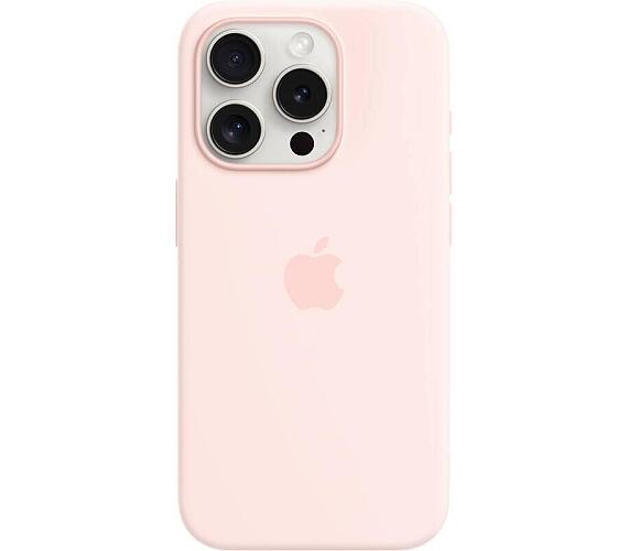 Apple iPhone 15 Pro Silicone Case with MS - Light Pink (MT1F3ZM/A)
