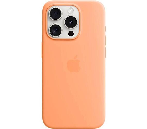 Apple iPhone 15 Pro Silicone Case with MS - Oran.Sorbet (MT1H3ZM/A)