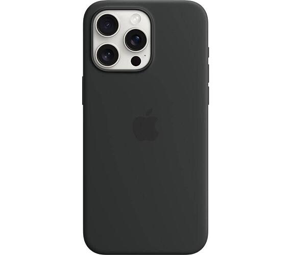 Apple iPhone 15 ProMax Silicone Case MS - Black (MT1M3ZM/A)