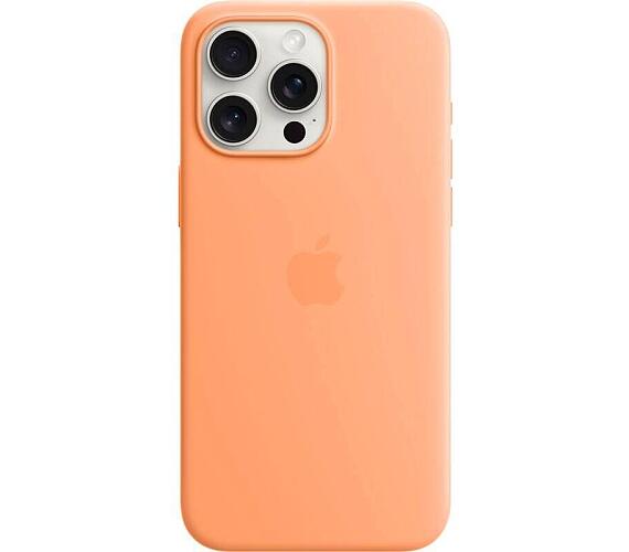 Apple iPhone 15 ProMax Silicone Case MS - Orange Sorbet (MT1W3ZM/A)