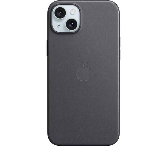 Apple iPhone 15+ FineWoven Case with MS - Black (MT423ZM/A)