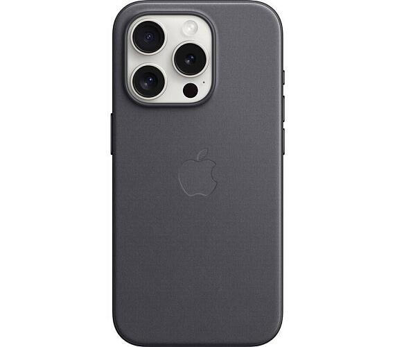 Apple iPhone 15 Pro FineWoven Case MS - Black (MT4H3ZM/A) + DOPRAVA ZDARMA