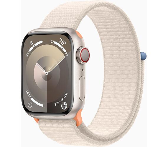 Apple Watch S9 Cell / 41mm / Starlight / Sport Band/Starlight (MRHQ3QC/A)