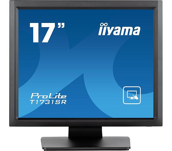 IIYAMA 17" iiyama T1731SR-B1S - SXGA,250cd,RES,IP54,BLK