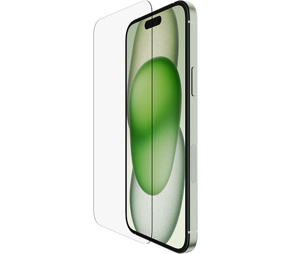 Belkin SCREENFORCE™ TemperedGlass Anti-Microbial ochranné sklo pro iPhone 15 Plus / iPhone 14 Pro Max (OVA136zz)