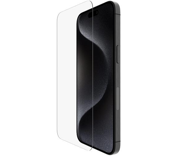 Belkin SCREENFORCE™ TemperedGlass Anti-Microbial ochranné sklo pro iPhone iPhone 15 Pro Max (OVA138zz)