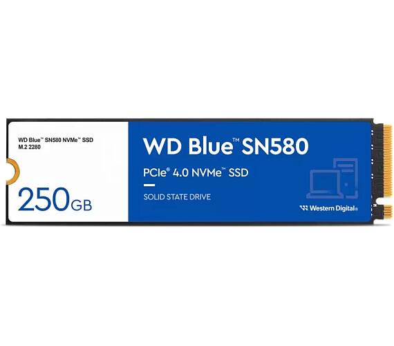 Western Digital WD BLUE SSD NVMe 250GB PCIe SN580,Gen4