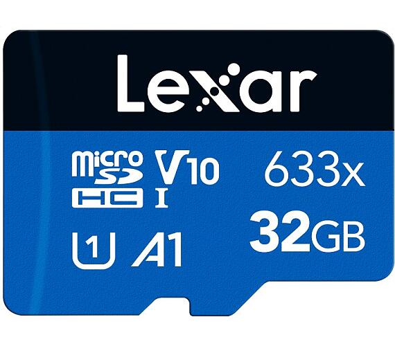 Lexar paměťová karta 32GB High-Performance 633x microSDHC™ UHS-I