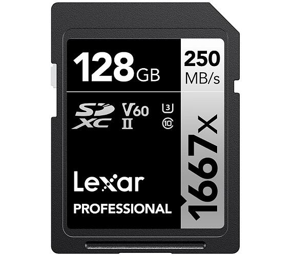Lexar paměťová karta 128GB Professional 1667x SDXC™ UHS-II