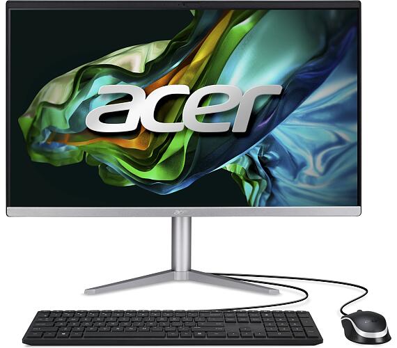 Acer Aspire / C24-1300 / 23,8" / FHD / R3-7320U / 8GB / 512GB SSD/AMD int / W11H / Slv-Black / 1R (DQ.BKREC.002) + DOPRAVA ZDARMA